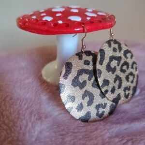 Leopard Print Earrings